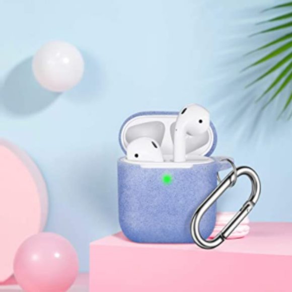 AirPods Case Cover with Keychain - Bling red/blue - Picture 3 of 14